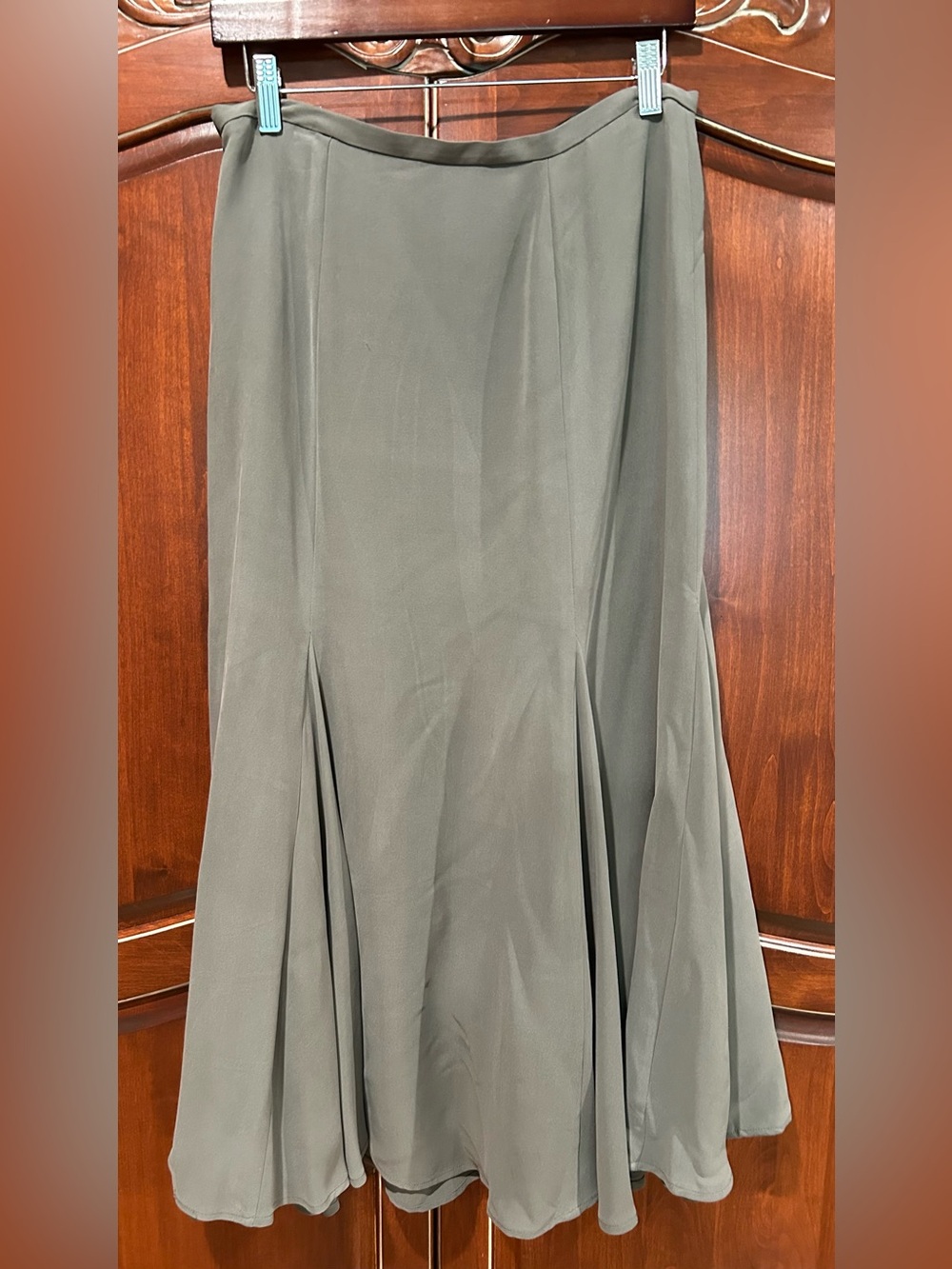 Charter Club Olive-Tone Midi Skirt